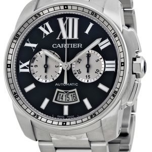 Cartier Calibre De Cartier W7100061 Kello Musta / Teräs