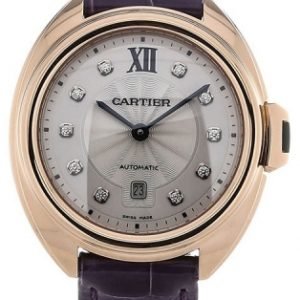 Cartier Calibre De Cartier Wjcl0031 Kello Hopea / Nahka