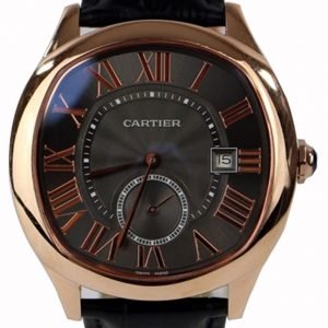 Cartier Drive De Cartier Wgnm0004 Kello Harmaa / Nahka