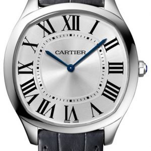 Cartier Drive De Cartier Wgnm0007 Kello Hopea / Nahka