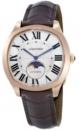 Cartier Drive De Cartier Wgnm0008 Kello Hopea / Nahka