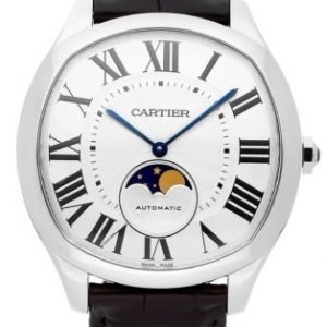 Cartier Drive De Cartier Wsnm0008 Kello Hopea / Nahka