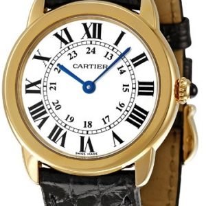 Cartier Ronde Solo W6700355 Kello Hopea / Nahka