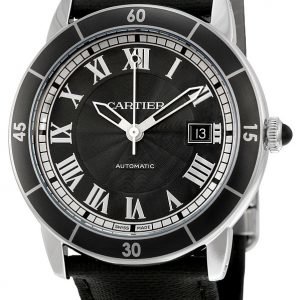 Cartier Ronde Wsrn0003 Kello Harmaa / Nahka