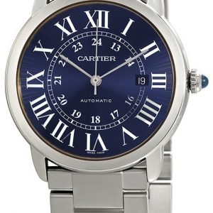 Cartier Ronde Wsrn0023 Kello Sininen / Teräs