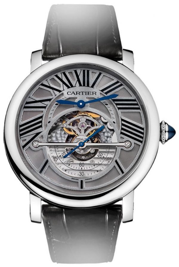 Cartier Rotonde De Cartier W1556211 Kello Harmaa / Nahka