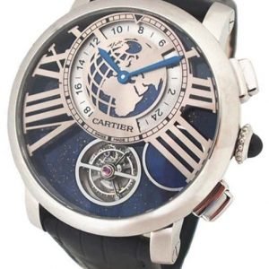 Cartier Rotonde De Cartier W1556222 Kello Sininen / Nahka