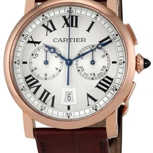 Cartier Rotonde De Cartier W1556238 Kello Hopea / Nahka