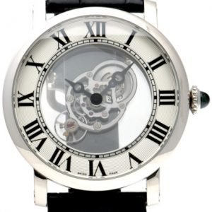 Cartier Rotonde De Cartier W1556249 Kello Hopea / Nahka