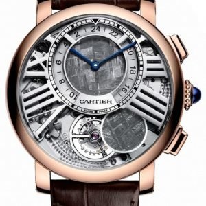 Cartier Rotonde De Cartier Whro0013 Kello Harmaa / Nahka