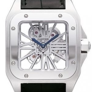 Cartier Santos 100 W2020018 Kello Luurankokello / Nahka