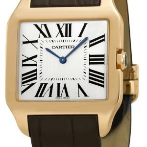 Cartier Santos Dumont W2006951 Kello Beige / Nahka