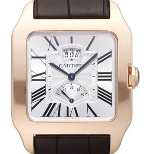 Cartier Santos Dumont W2020067 Kello Hopea / Nahka