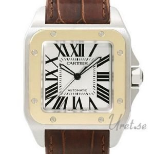 Cartier Santos Santos 100 W20072x7 Kello Hopea / Nahka