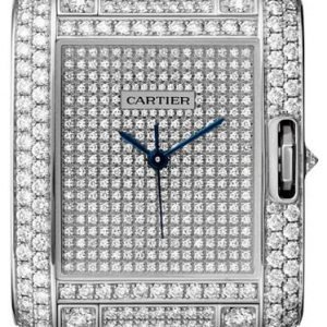 Cartier Tank Anglaise Hpi00561 Kello Timanteilla / 18k