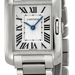 Cartier Tank Anglaise W5310022 Kello Hopea / Teräs