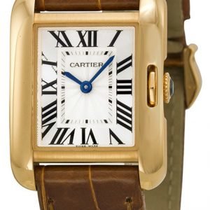 Cartier Tank Anglaise W5310042 Kello Hopea / Nahka