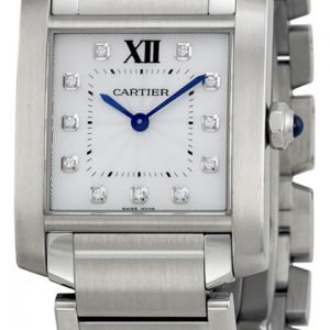 Cartier Tank Francaise We110007 Kello Hopea / Teräs