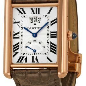 Cartier Tank Louis W1560003 Kello Hopea / Nahka