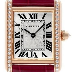 Cartier Tank Louis Wjta0010 Kello Hopea / Nahka