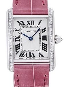 Cartier Tank Louis Wjta0011 Kello Hopea / Nahka