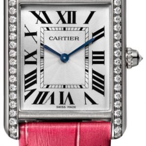 Cartier Tank Louis Wjta0015 Kello Hopea / Nahka