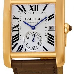 Cartier Tank Mc W5330001 Kello Hopea / Nahka