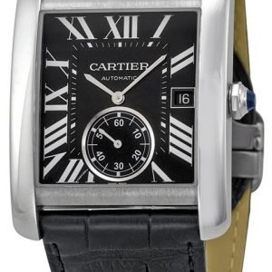 Cartier Tank Mc W5330004 Kello Musta / Nahka