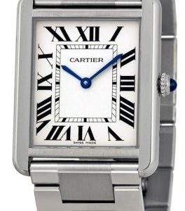 Cartier Tank Solo W5200014 Kello Hopea / Teräs