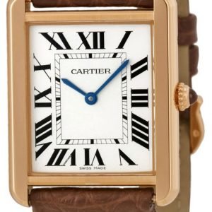 Cartier Tank Solo W5200025 Kello Hopea / Nahka