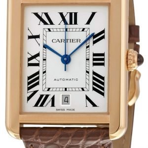 Cartier Tank Solo W5200026 Kello Valkoinen / Nahka