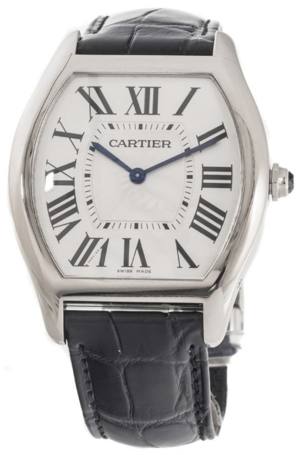 Cartier Tortue W1556363 Kello Hopea / Nahka