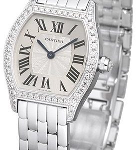 Cartier Tortue Wa501011 Kello Hopea / 18k Valkokultaa