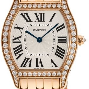 Cartier Tortue Wa501012 Kello Hopea / 18k Punakultaa