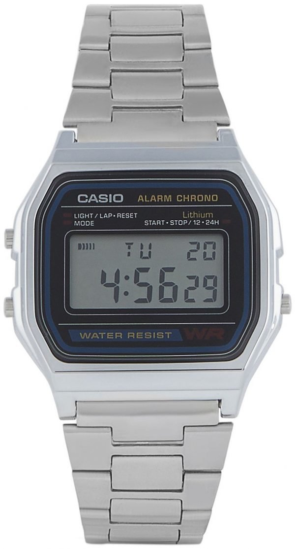 Casio A158wa-1df Kello Harmaa / Teräs