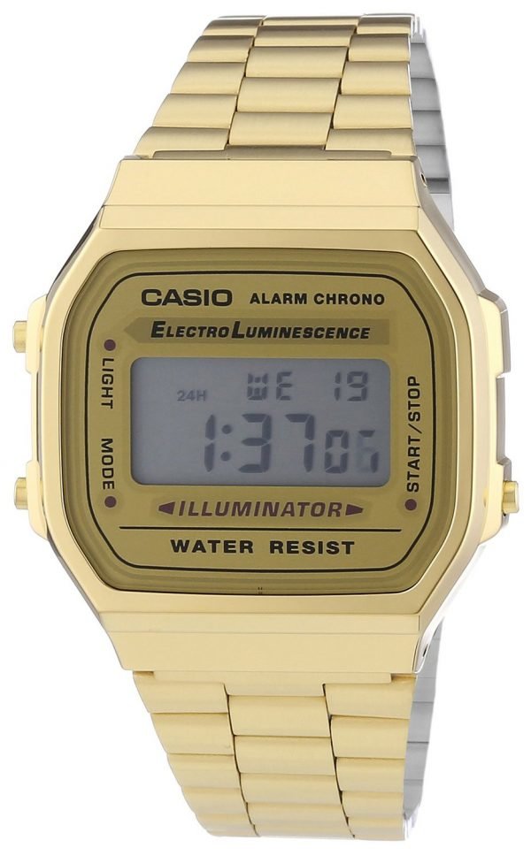 Casio A168wg-9ef Kello Lcd / Kullansävytetty