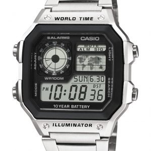 Casio Ae-1200whd-1avef Kello Lcd / Teräs