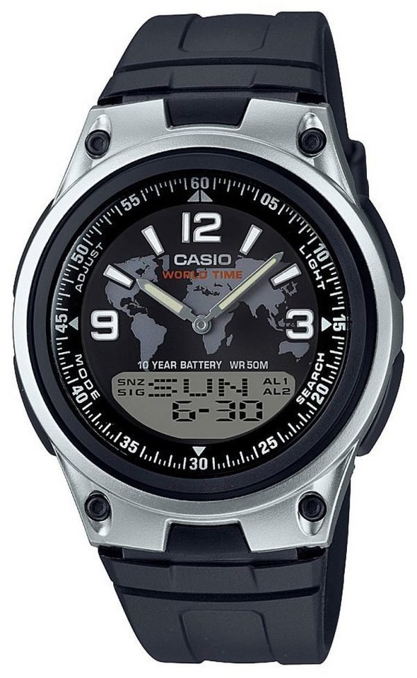 Casio Aw-80-1a2ves Kello Musta / Muovi