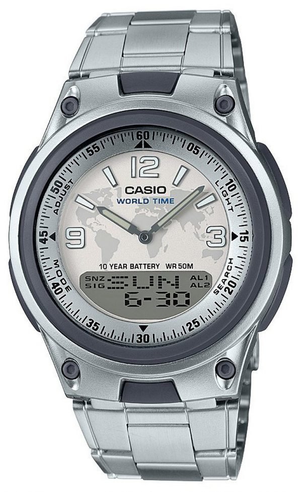 Casio Aw-80d-7a2ves Kello Valkoinen / Teräs