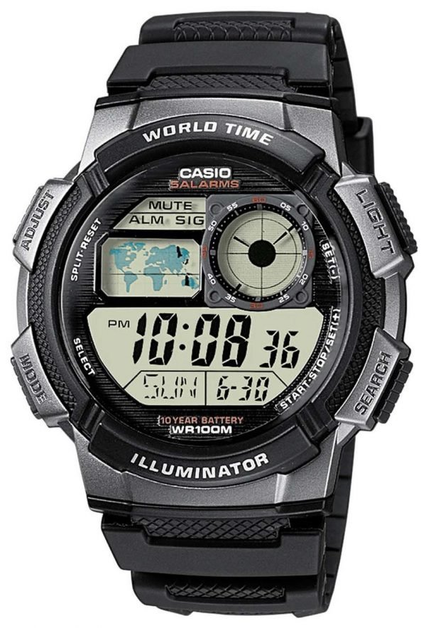 Casio Casio Collection Ae-1000w-1bvef Kello Muovi