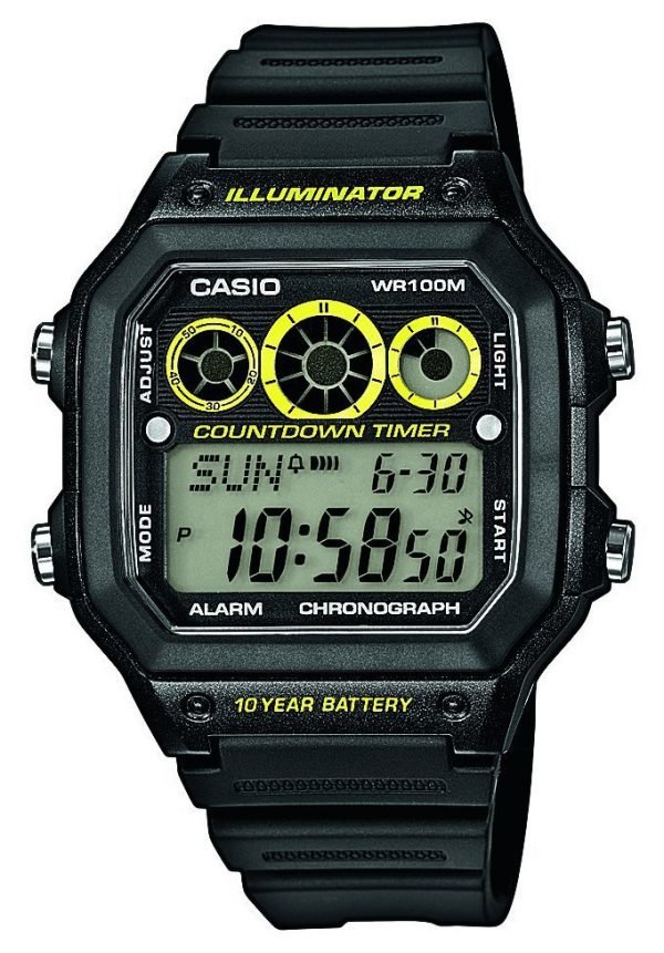 Casio Casio Collection Ae-1300wh-1avef Kello Lcd / Muovi