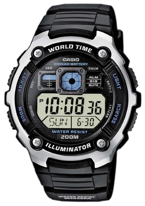 Casio Casio Collection Ae-2000w-1avef Kello Lcd / Muovi