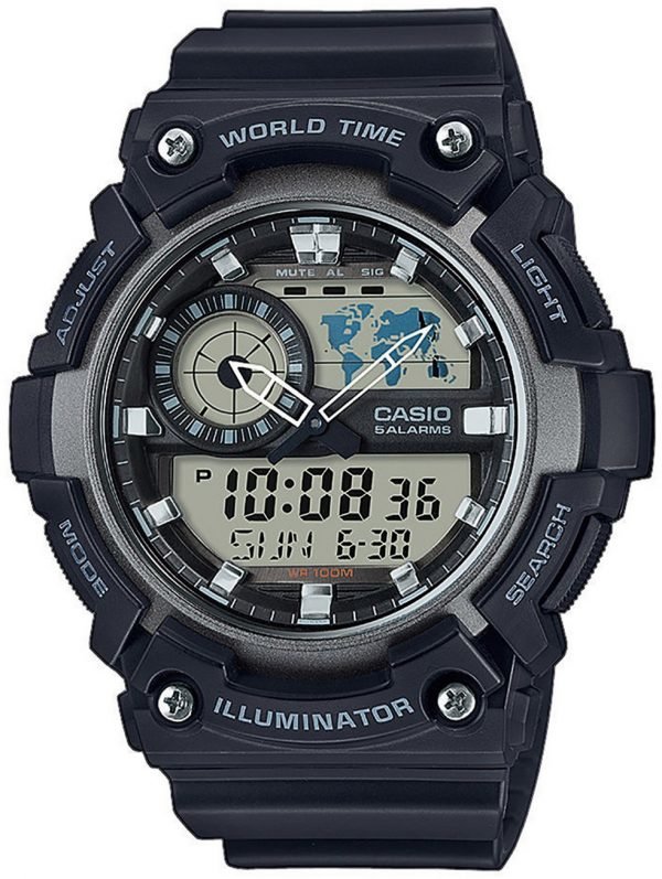 Casio Casio Collection Aeq-200w-1avef Kello Lcd / Muovi