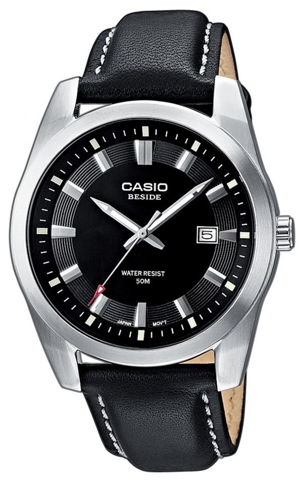 Casio Casio Collection Bem-116l-1avef Kello Musta / Nahka