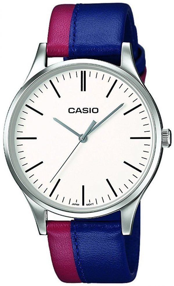 Casio Casio Collection Mtp-E133l-2eef Kello Valkoinen / Nahka