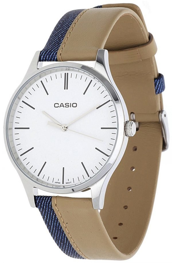 Casio Casio Collection Mtp-E133l-7eef Kello Valkoinen / Nahka