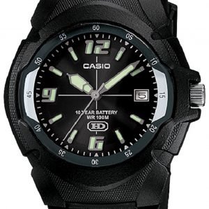 Casio Casio Collection Mw-600f-1aver Kello Musta / Muovi