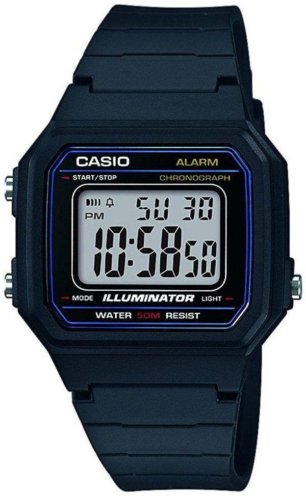 Casio Casio Collection W-217h-1avef Kello Lcd / Muovi