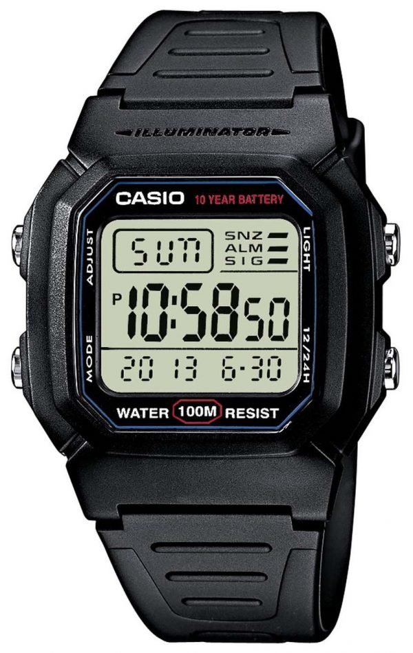 Casio Casio Collection W-800h-1aves Kello Muovi