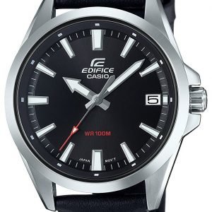 Casio Edifice Efv-100l-1avuef Kello Musta / Nahka